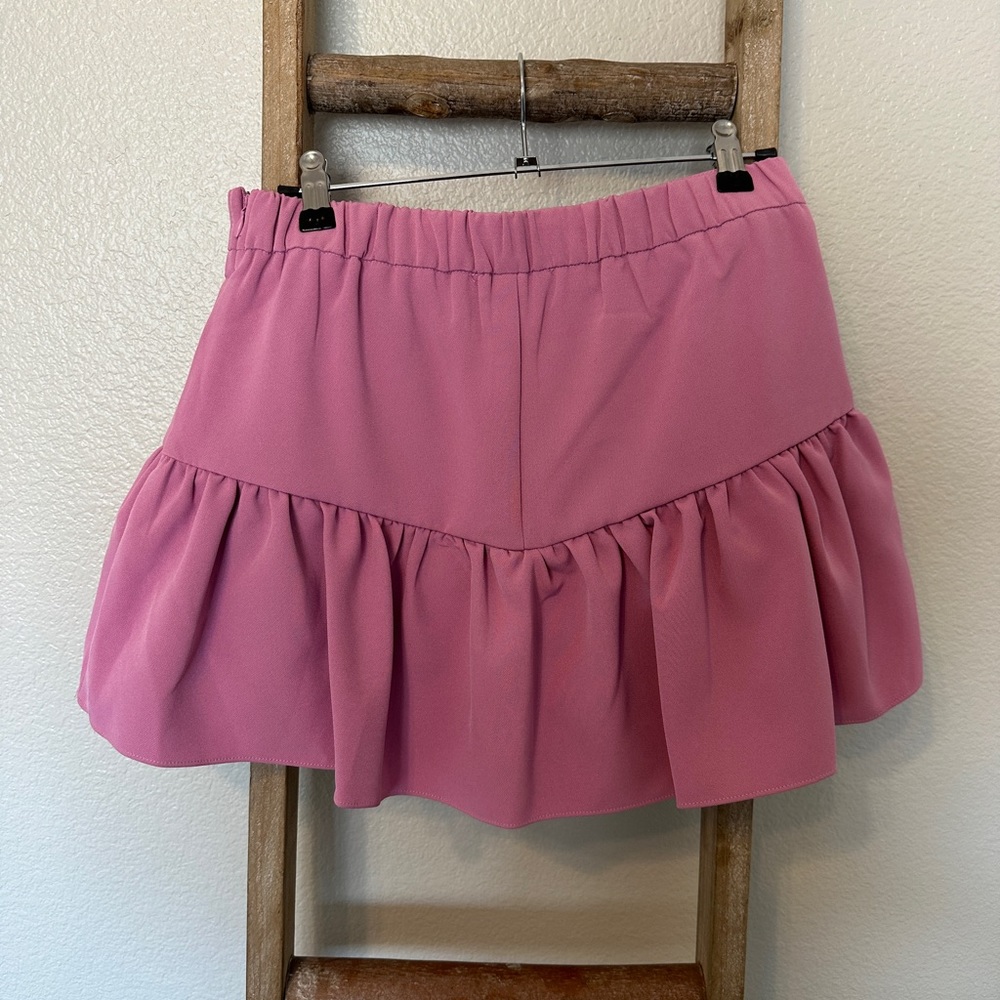Endless Rose Purple Ruffle Skort - Picture 2 of 2